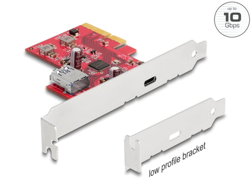 Delock 90158 Pci Express X4 Card To 1 X External Usb 10 Gbps Usb Type-C™ Female