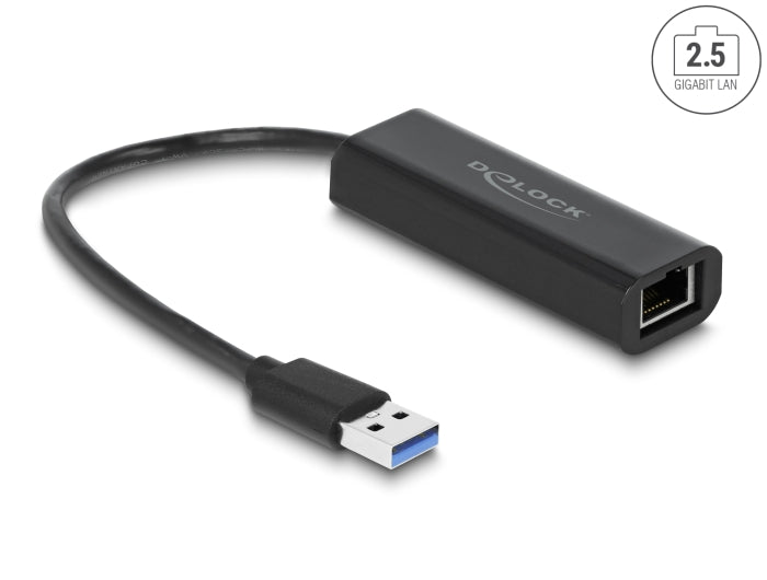 Delock 66299 Adapter Usb Type-A Male To 2.5 Gigabit Lan