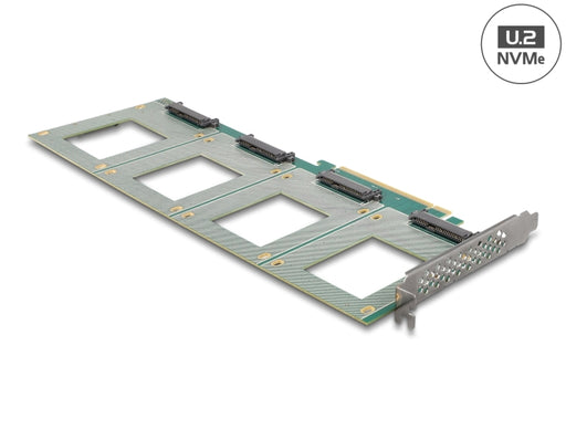 Delock 90169 Pci Express 4.0 X16 Card To 4 X Internal U.2 Nvme Sff-8639