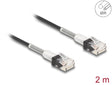 Delock 80390 Rj45 Network Cable With Double Bend Protection Cat.6A Utp Slim