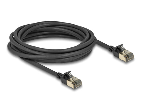 Delock 80342 Rj45 Network Cable Cat.8.1 F/Ftp Slim Pro 5 M Black