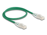 Delock 80364 Rj45 Network Cable Cat.6A Plug To Plug With Curved Latch