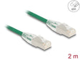 Delock 80366 Rj45 Network Cable Cat.6A Plug To Plug With Curved Latch