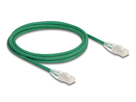 Delock 80366 Rj45 Network Cable Cat.6A Plug To Plug With Curved Latch