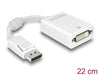 Delock 61765 Adapter Displayport 1.1 Male > Dvi Female Passive White