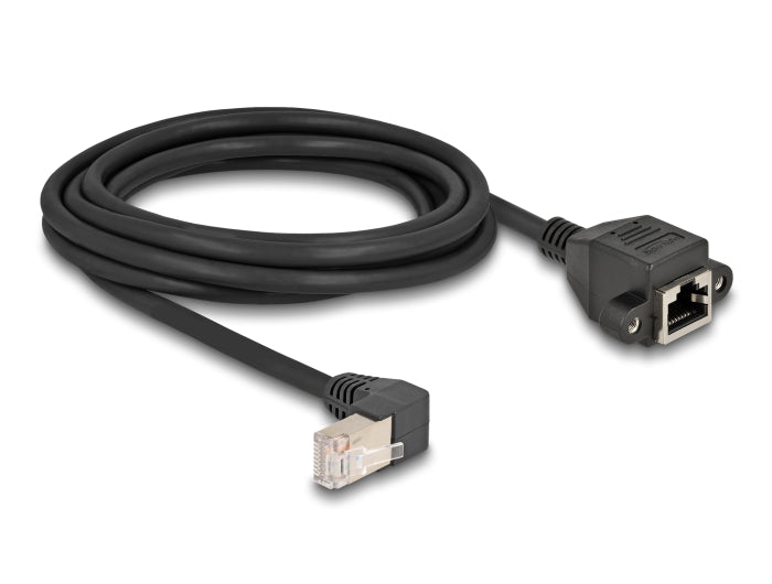 Delock 80313 Network Extension Cable S/Ftp Rj45 Plug 90° Angled