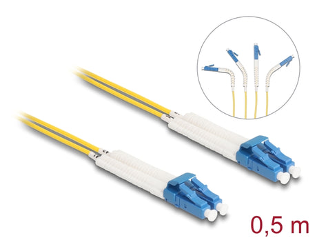 Delock 88068 Optical Fiber Cable Lc Duplex To Lc Duplex