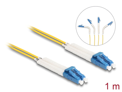 Delock 88070 Optical Fiber Cable Lc Duplex To Lc Duplex