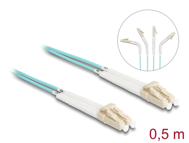 Delock 88078 Optical Fiber Cable Lc Duplex To Lc Duplex