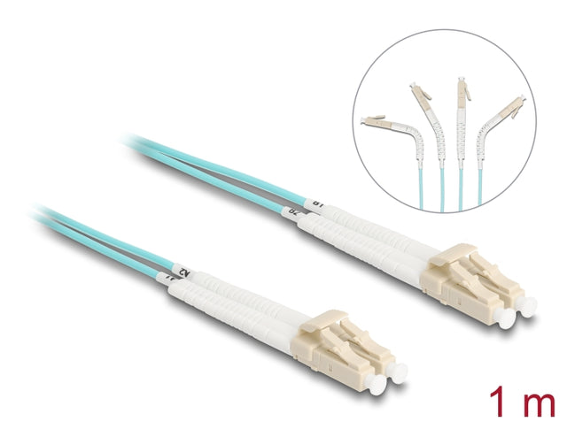 Delock 88079 Optical Fiber Cable Lc Duplex To Lc Duplex