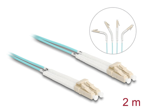 Delock 88080 Optical Fiber Cable Lc Duplex To Lc Duplex