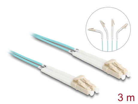 Delock 88081 Optical Fiber Cable Lc Duplex To Lc Duplex