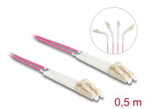 Delock 88086 Optical Fiber Cable Lc Duplex To Lc Duplex