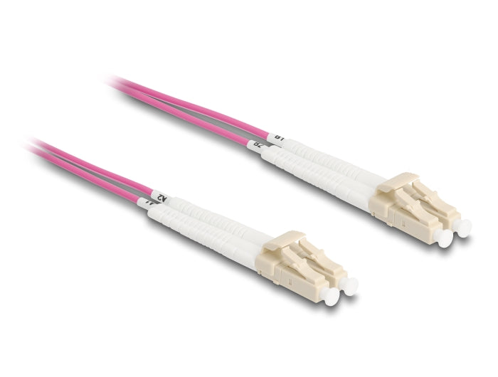 Delock 88086 Optical Fiber Cable Lc Duplex To Lc Duplex