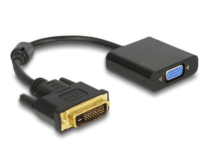 Delock 65658 Adapter Dvi-D 24+1 Male > Vga Female Black