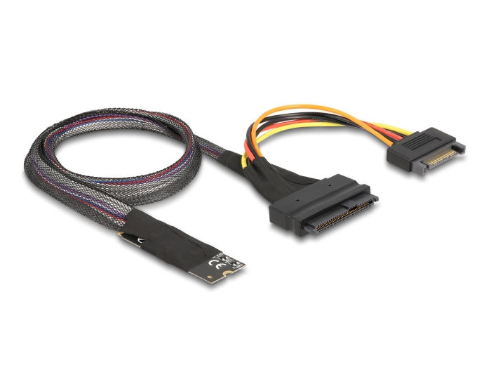 Delock 62984 M.2 Key M To U.2 Sff-8639 Nvme Adapter With 50 Cm Cable