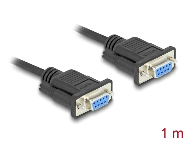 Delock 86823 Serial Cable Rs-232 D-Sub9 Female To Female