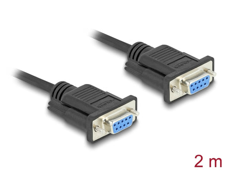 Delock 86824 Serial Cable Rs-232 D-Sub9 Female To Female