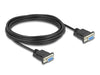 Delock 86826 Serial Cable Rs-232 D-Sub9 Female To Female