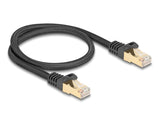 Delock 80316 Rj45 Network Cable With Braided Jacket Cat.6A S/Ftp Plug