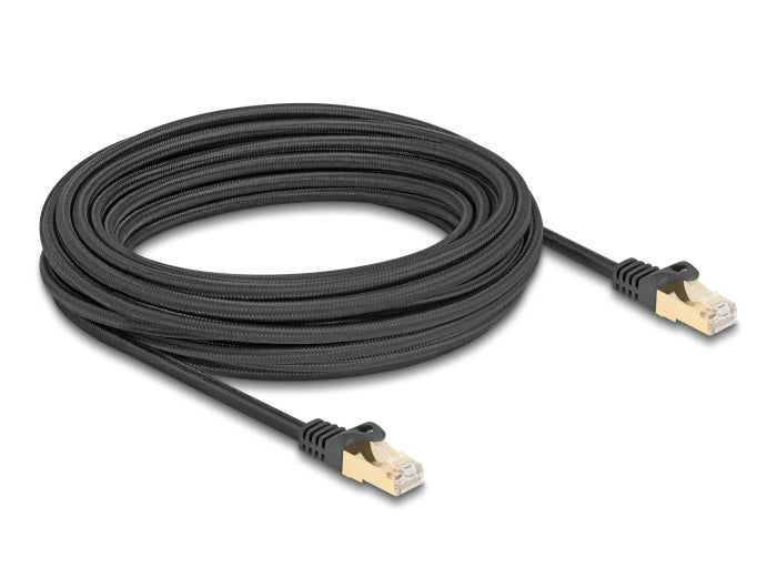 Delock 80322 Rj45 Network Cable With Braided Jacket Cat.6A S/Ftp Plug