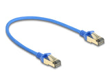 Delock 80331 Rj45 Network Cable Cat.8.1 F/Ftp Slim 0.3 M Blue