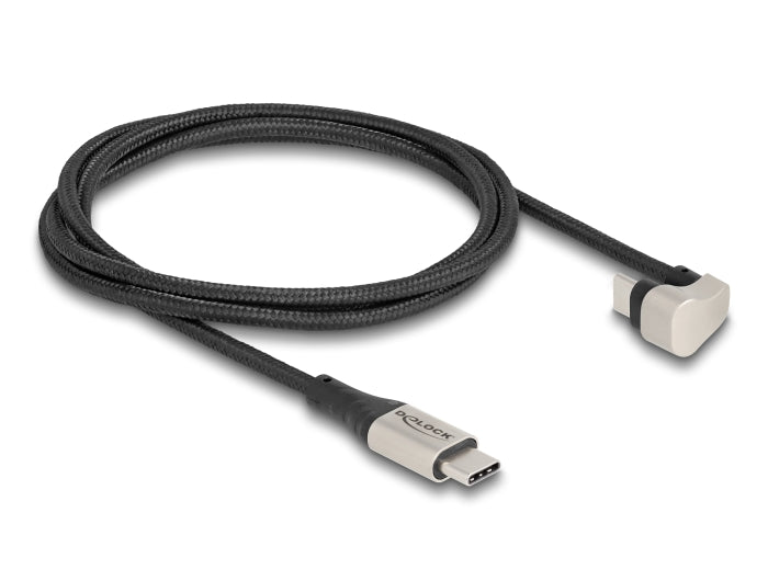 Delock 88159 Usb 2.0 Cable Usb Type-C™ Male To Male 180° Angled 1 M Pd 3.0 60 W