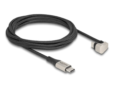 Delock 88160 Usb 2.0 Cable Usb Type-C™ Male To Male 180° Angled 2 M Pd 60 W