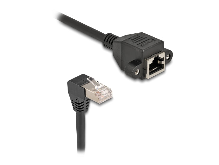 Delock 80314 Network Extension Cable S/Ftp Rj45 Plug 90° Angled