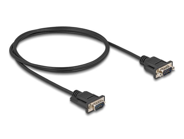 Delock 88000 Serial Cable Rs-232 D-Sub9 Male To Male With Narrow Plug Housing