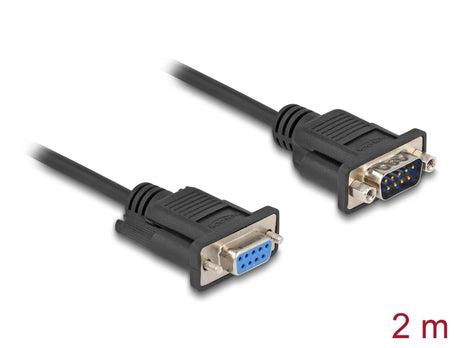 Delock 87834 Serial Cable Rs-232 D-Sub9 Male To Female