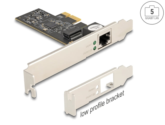 Delock 81260 Pci Express X1 Card To 1 X Rj45 5 Gigabit Lan Rtl8126