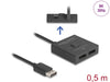 Delock 18906 Displayport Switch 2 To 1 Bidirectional 8K