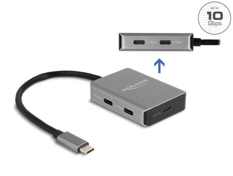 Delock 64249 Usb 10 Gbps 4 Port Usb Type-C™ Hub With Usb Type-C™ Connector