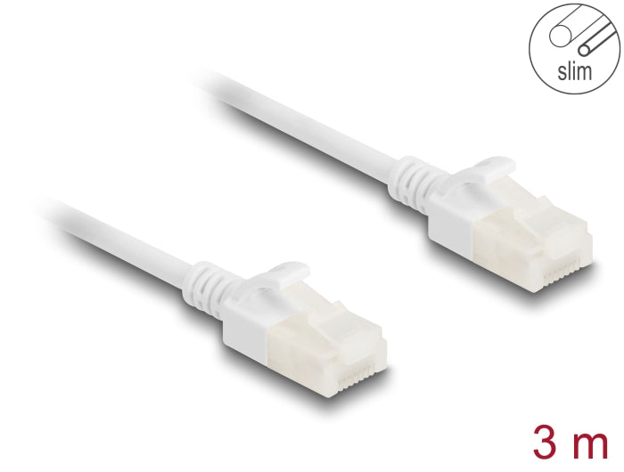 Delock 80361 Rj45 Network Cable Cat.6A Plug To Plug With Robust Latch