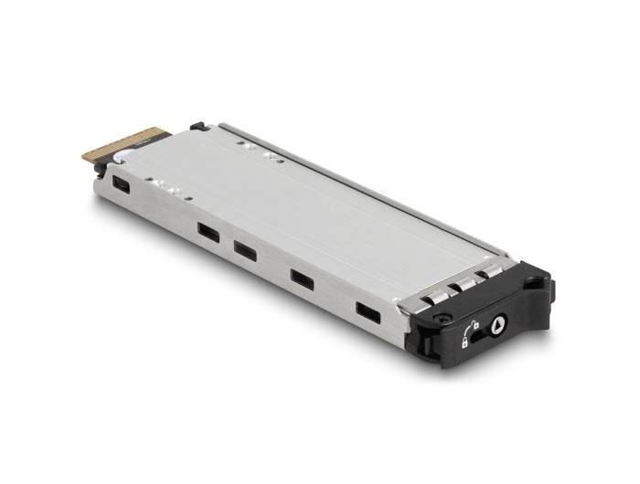 Delock 47126 Slim Bay Mobile Rack For 4 X M.2 Nvme Ssd With Slim Sas Connector