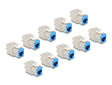 Delock 88113 Keystone Modul Rj45 Jack To Lsa Cat.6A Toolfree Blue Set 10 Pieces