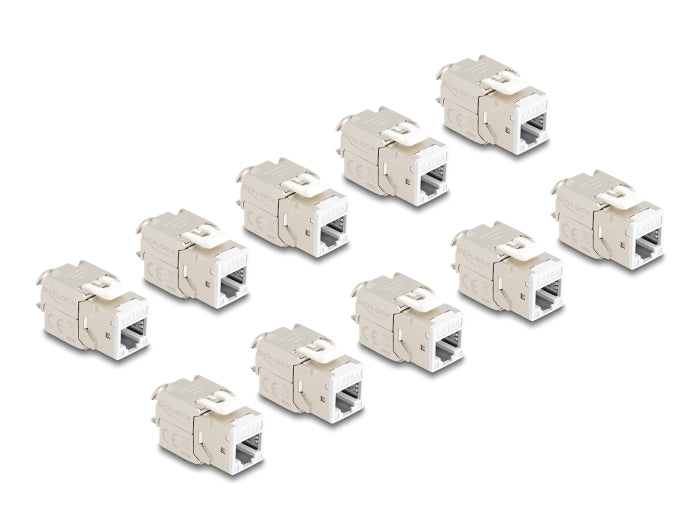 Delock 88119 Keystone Modul Rj45 Jack To Lsa Cat.6A Toolfree