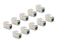 Delock 88120 Keystone Modul Rj45 Jack To Lsa Cat.6A Toolfree Grey Set 10 Pieces