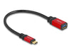 Delock 60172 Usb 10 Gbps Adapter Usb Type-C Male To Usb Type-A Female 15 Cm Red