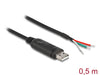 Delock 64242 Adapter Cable Usb 2.0 To Serial Rs-485 With 3 X Open Wire Ends