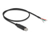 Delock 64242 Adapter Cable Usb 2.0 To Serial Rs-485 With 3 X Open Wire Ends