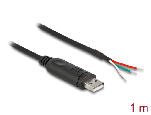 Delock 63508 Adapter Cable Usb 2.0 To Serial Rs-485 With 3 X Open Wire Ends 1 M