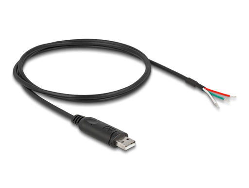 Delock 63508 Adapter Cable Usb 2.0 To Serial Rs-485 With 3 X Open Wire Ends 1 M