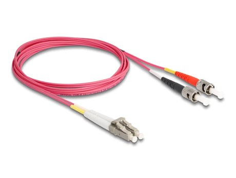 Delock 84686 Cable Optical Fibre Lc > St Multi-Mode Om4 2 M