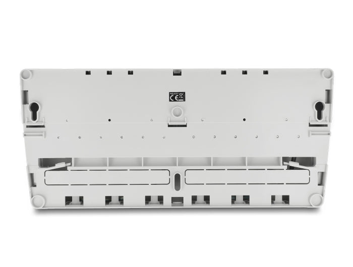 Delock 88053 Mini Desktop Patch Panel 12 Port Cat.6A Grey