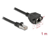 Delock 87001 Network Extension Cable S/Ftp Rj45 Plug To Rj45 Jack Cat.6A 1 M