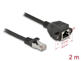 Delock 87002 Network Extension Cable S/Ftp Rj45 Plug To Rj45 Jack Cat.6A 2 M