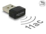 Delock 12461 Usb 2.0 Dual Band Wlan Ac/A/B/G/N Nano Stick 433 + 150 Mbps