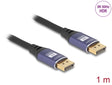 Delock 80600 Displayport Cable 8K 60 Hz 1 M Lila Metal